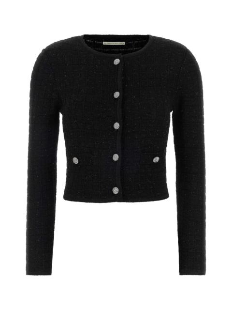 Alessandra Rich Alessandra Rich Women Black Boucle Cardigan
