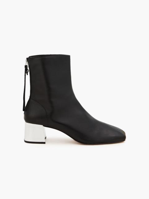 maje Leather ankle boots