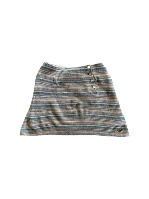 Other Designers Quiksilver - Roxy Striped Mini Skirt