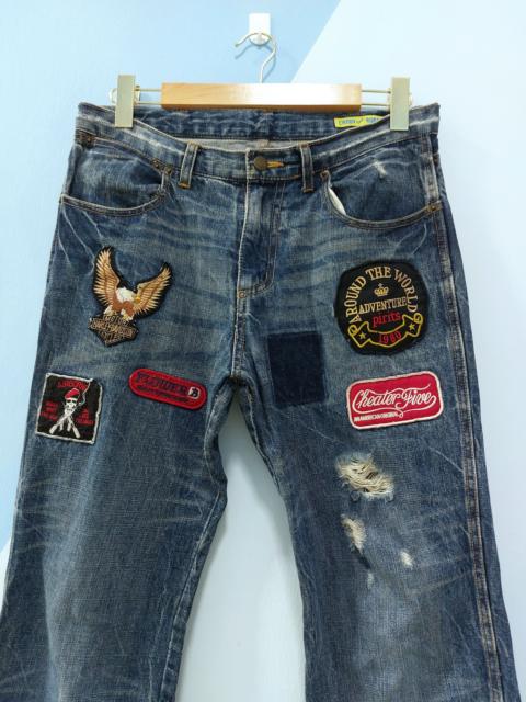 Other Designers Designer - Candy Robot Patch Bikers Logo Denim