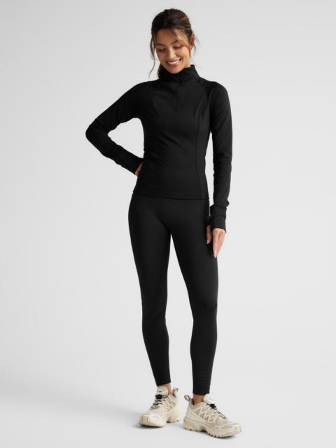 BEYOND YOGA Pacer Fleece-Backed Zip Pocket Full Length Legging