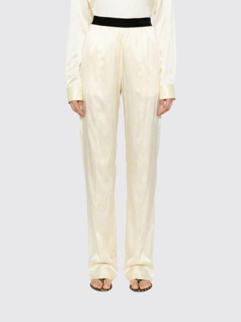 TOM FORD TOM FORD Pants Woman color Yellow