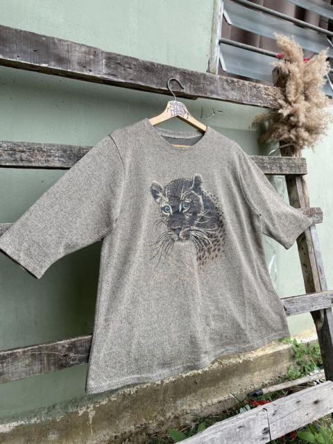 Other Designers Vintage - Vintage Animal Tees Tiger Head Design