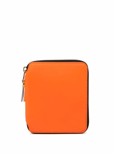 Comme Des Garçons Super Fluo 3 Side Zip Wallet