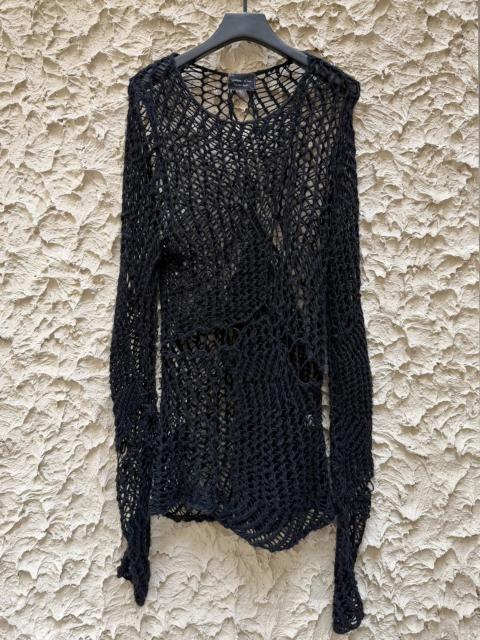 NUMBER (N)INE Number (N)ine Spiderweb Distressed Sweater 04SS