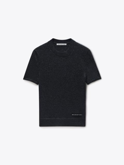 Alexander Wang Short-Sleeve Wool Tee