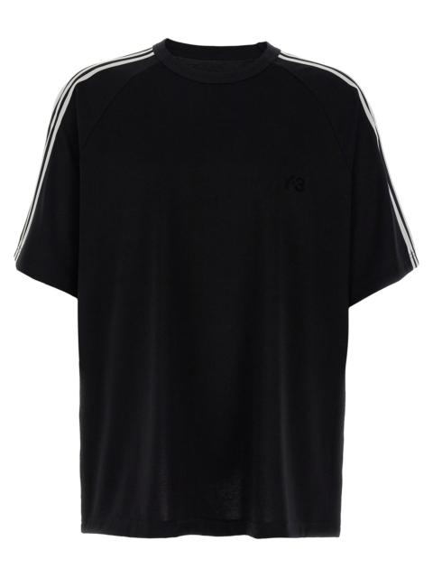 Y-3 Y-3 3 Strisce T-Shirt White/Black