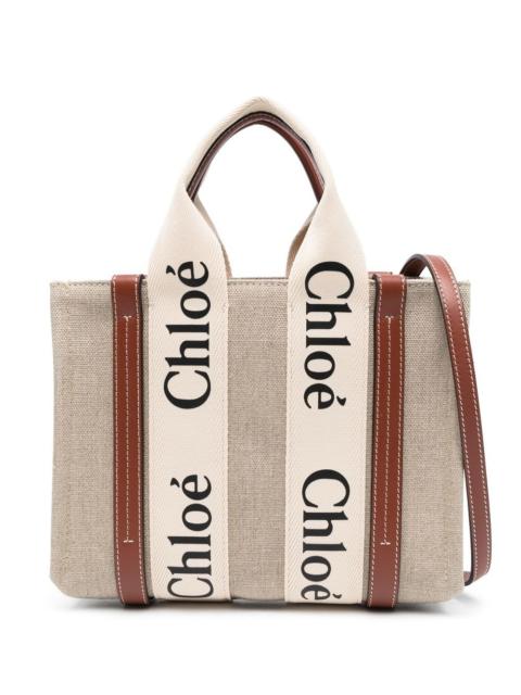 Chloé Chloé Women Woody Small Canvas Tote