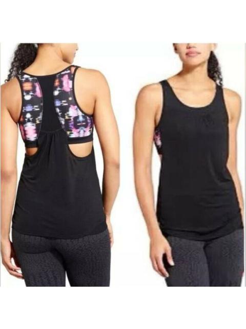 Other Designers Athleta freedom supercharged tank & Sports Bra black & Multicolor Women’s S