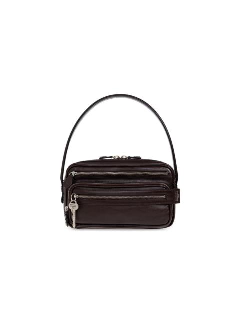 Acne Studios ACNE STUDIOS Camero Party Brown Leather Shoulder Bag New