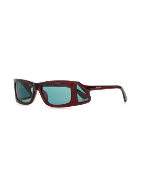 Prada Burgundy Acetate Opr B03s Sunglasses