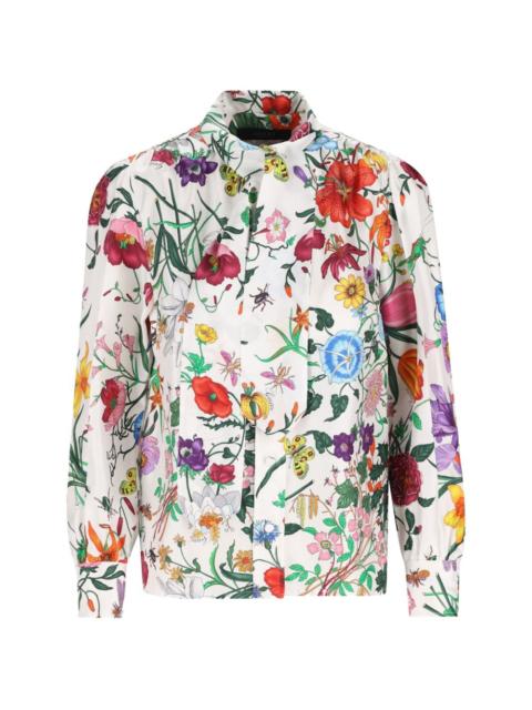 GUCCI Gucci Women Printed Silk Shirt
