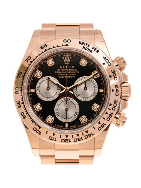 ROLEX Rolex Daytona Chronograph Automatic Diamond Black Dial Men's Watch 126505-0002