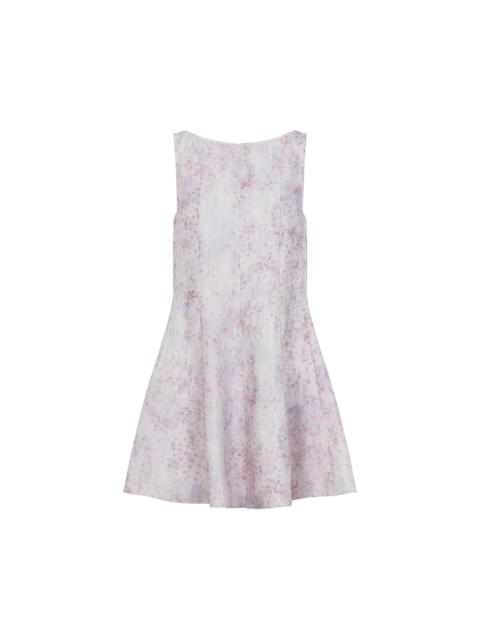 Other Designers Alberta Ferretti Printed Organza Mini Dress Women