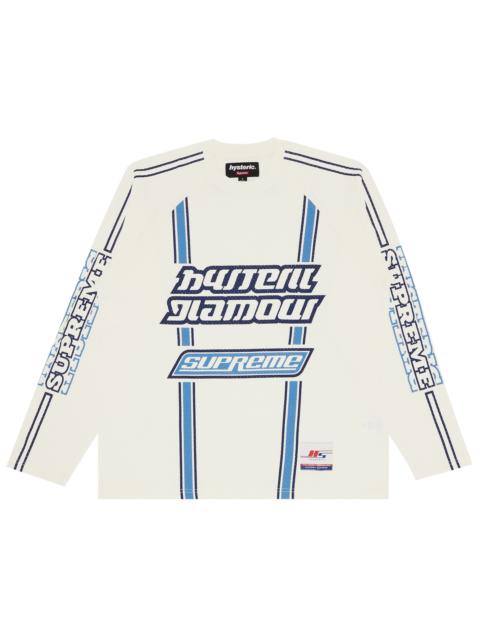 Supreme Supreme x HYSTERIC GLAMOUR Mesh Long-Sleeve Top 'White'