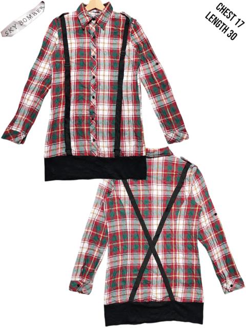 Other Designers Flannel Checked Bondage Punk Japan Shirt