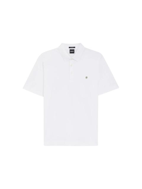 BOSS Boss White Polo Shirts Men