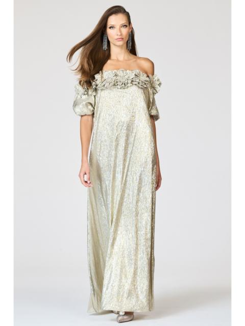 SACHIN & BABI VALENTINA GOWN - METALLIC