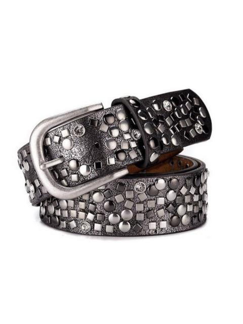 Custom - Skull Leather Belt
