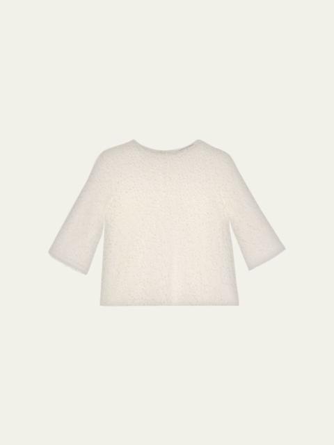 MARIA McMANUS Lace Short Sleeve T-Shirt