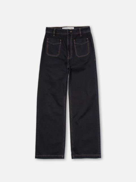 Nudie Jeans Holly Western Black Denim Pants