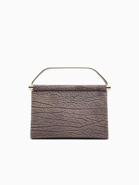 GIORGIO ARMANI SMALL HANDBAG IN PRINTED NUBUCK