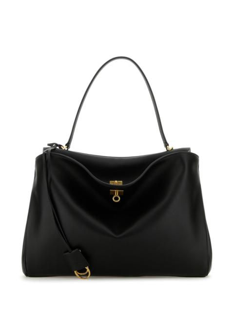 JW Anderson Black fabric Puffy Anchor shopping bag
