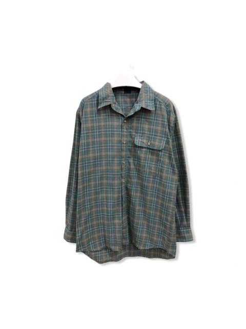 Other Designers Vintage - Vintage Montbell Plaid Tartan Flannel Shirt 👕