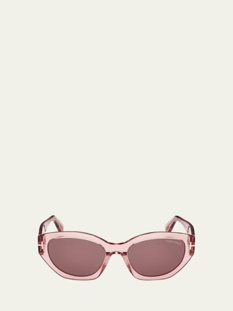 TOM FORD Solange-02 Acetate Butterfly Sunglasses