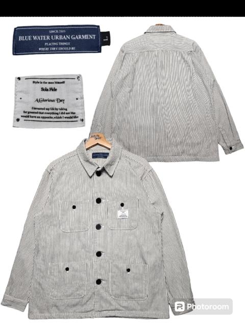 Other Designers Japanese Brand - Wabash Baggy Denim Jacket Hickory Style