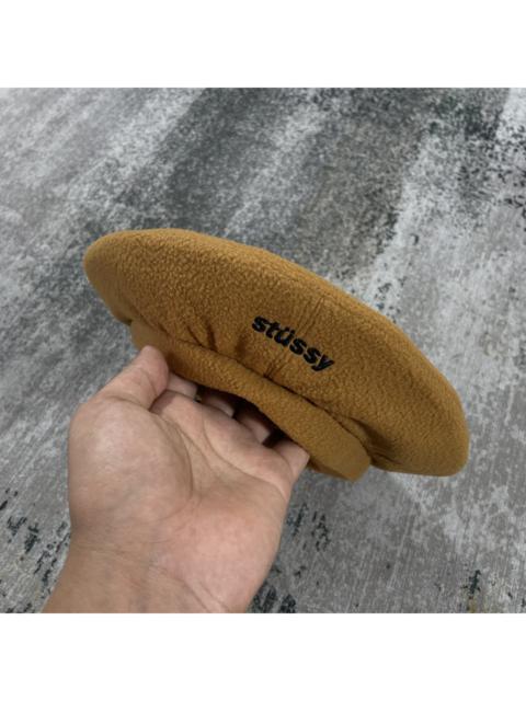Other Designers VINTAGE STUSSY BRISTOL BERET HAT // TOBACCO