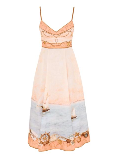 Zimmermann SCARBOROUGH PICNIC MIDI DRESS