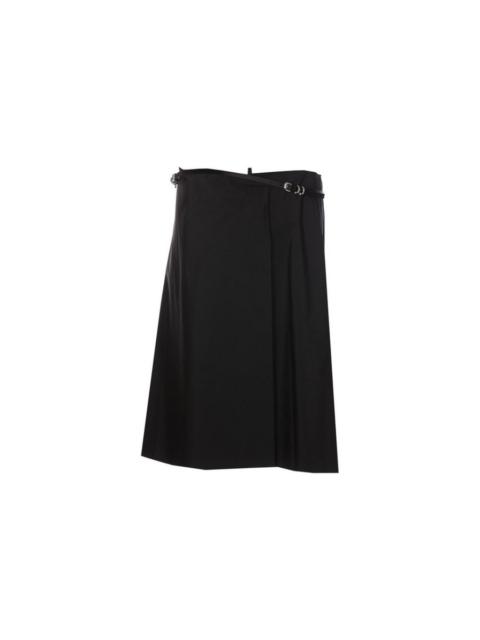Givenchy Givenchy Wrap Voyou Belt Skirt Black