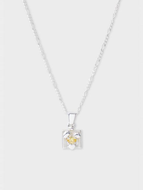 Paul Smith Alec Doherty For Paul Smith - Yellow Square One Pendant Necklace