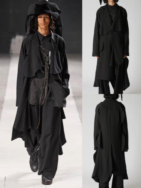 Yohji Yamamoto Yohji Yamamoto 24ss show mushroom circle coat