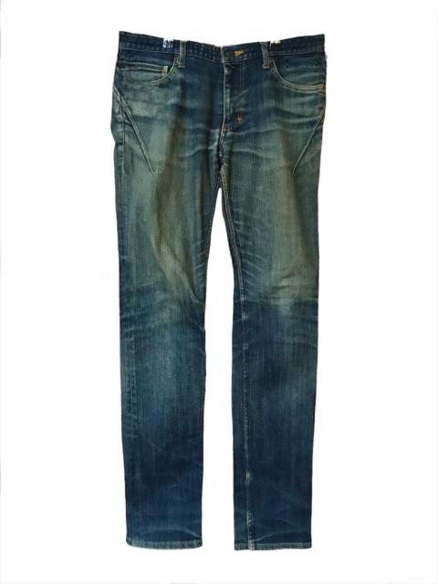 Number (N)ine Pain Music Riri Zipper Distressed Jeans