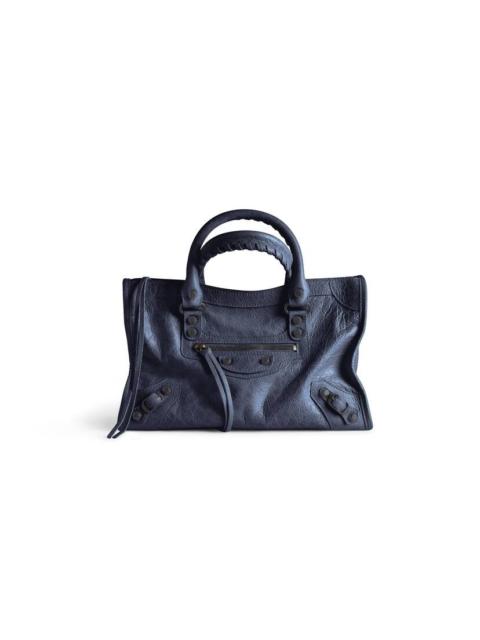 BALENCIAGA Women's Le City Bag Small in Dark Maree