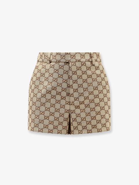 GUCCI Gucci Gg Supreme Fabric Shorts