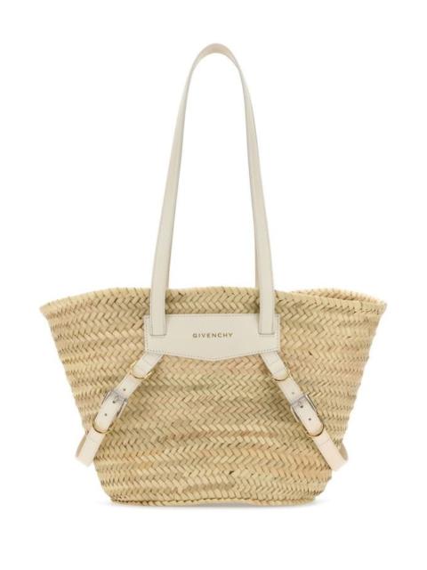 Givenchy Woman Straw Medium Voyou Basket Shopping Bag