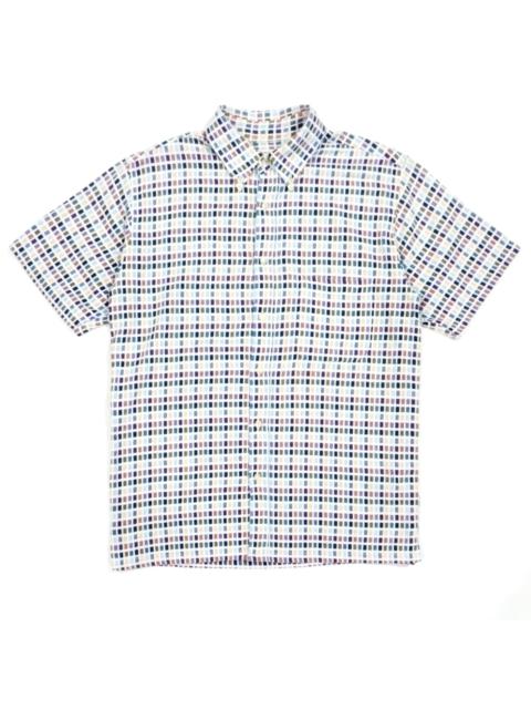 Other Designers Designer - RARE! VTG MELTING POT STUDIO MODERN ART VIBRANT SHIRT