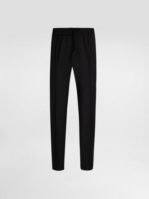 Dolce & Gabbana Wool canvas joggers