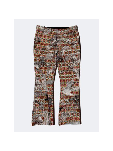 Other Designers Vivienne Tam - Weave Pattern Bootcut Pants