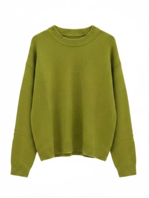 STAUD Serrano Cashmere Crew in Pear