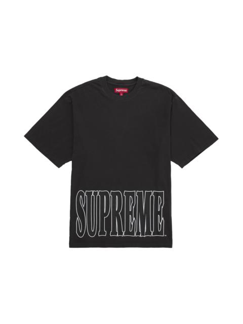 Supreme Supreme Cracked Stretch S/S Top Washed Black
