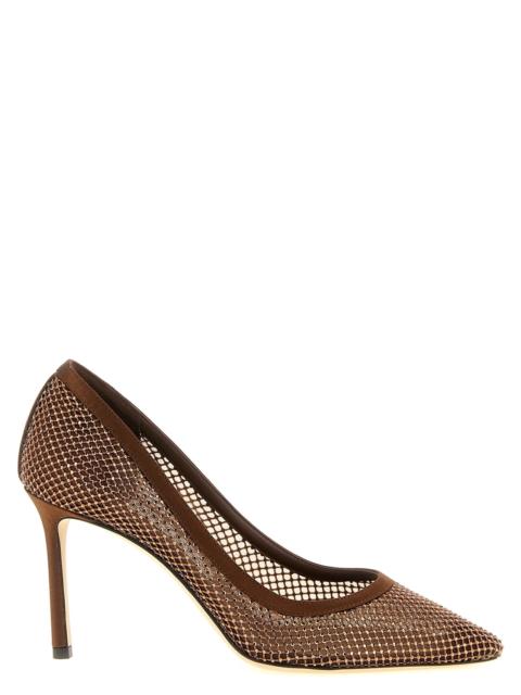 JIMMY CHOO Romy Pumps Brown