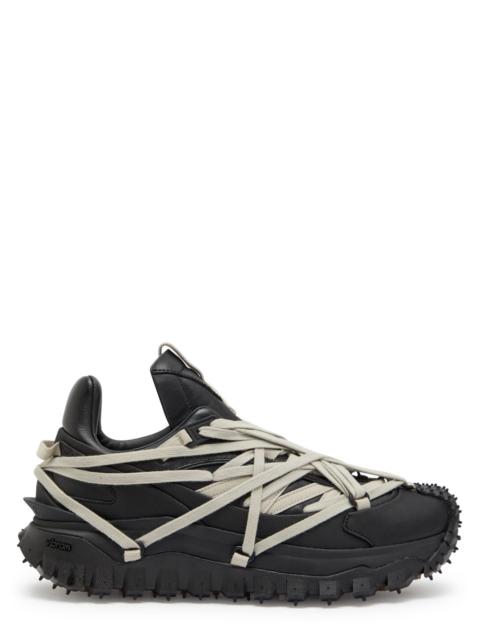 Moncler Rick Owens Trailgrip Megalace Leather Sneakers