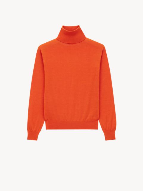 SAINT LAURENT Saint Laurent Turtleneck Sweater In Cashmere, Wool And Silk