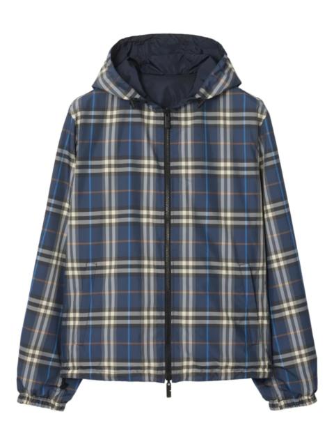 Burberry Burberry Reversible Check Newport Hooded Jacket