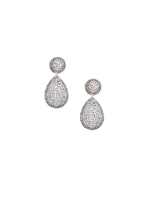 SACHIN & BABI PIA EARRINGS - CLEAR CRYSTALS