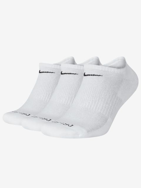 Nike Nike Everyday Plus Cushion Training No-Show Socks (3 Pairs)